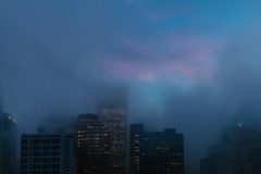 Foggy Skyline Vancouver