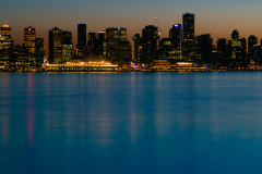 Downtown Vancouver Skyline at Night